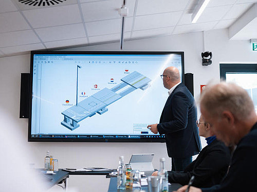 Meeting im Veranstaltungsraum