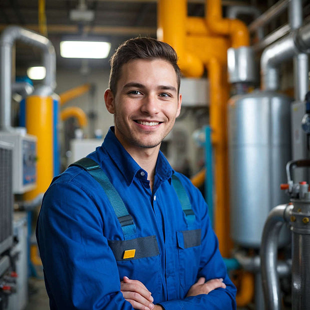 Auszubildender zum Anlagenmechaniker bei HERING
